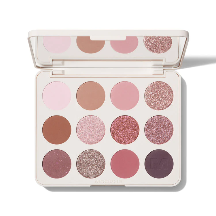 Morphe 12-Pan Eyeshadow Palette Rose Frequency