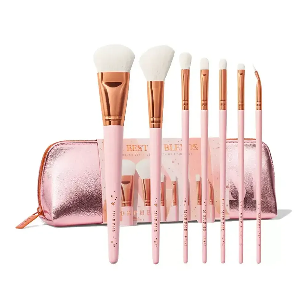 Morphe Best of Blends Brush Set (Pink/Rose Gold Edition)