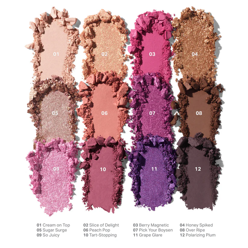 Morphe ChromaPlus 12-Pan Eyeshadow Palette Electric Currant