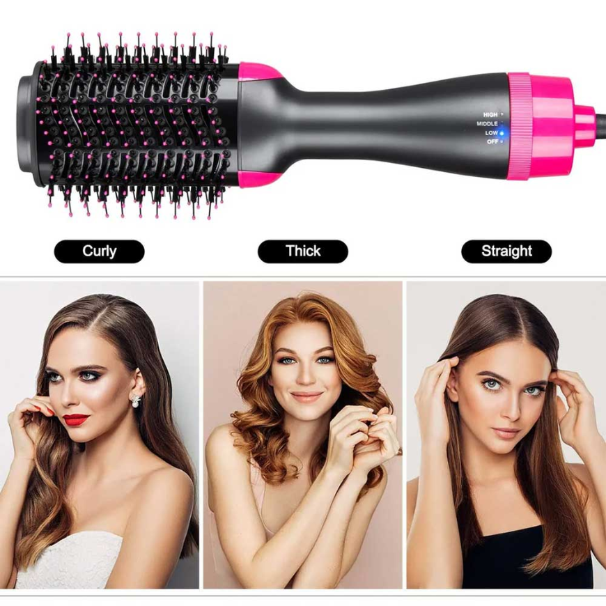 ONE STEP – Hot Air Brush Dryer And Straightener