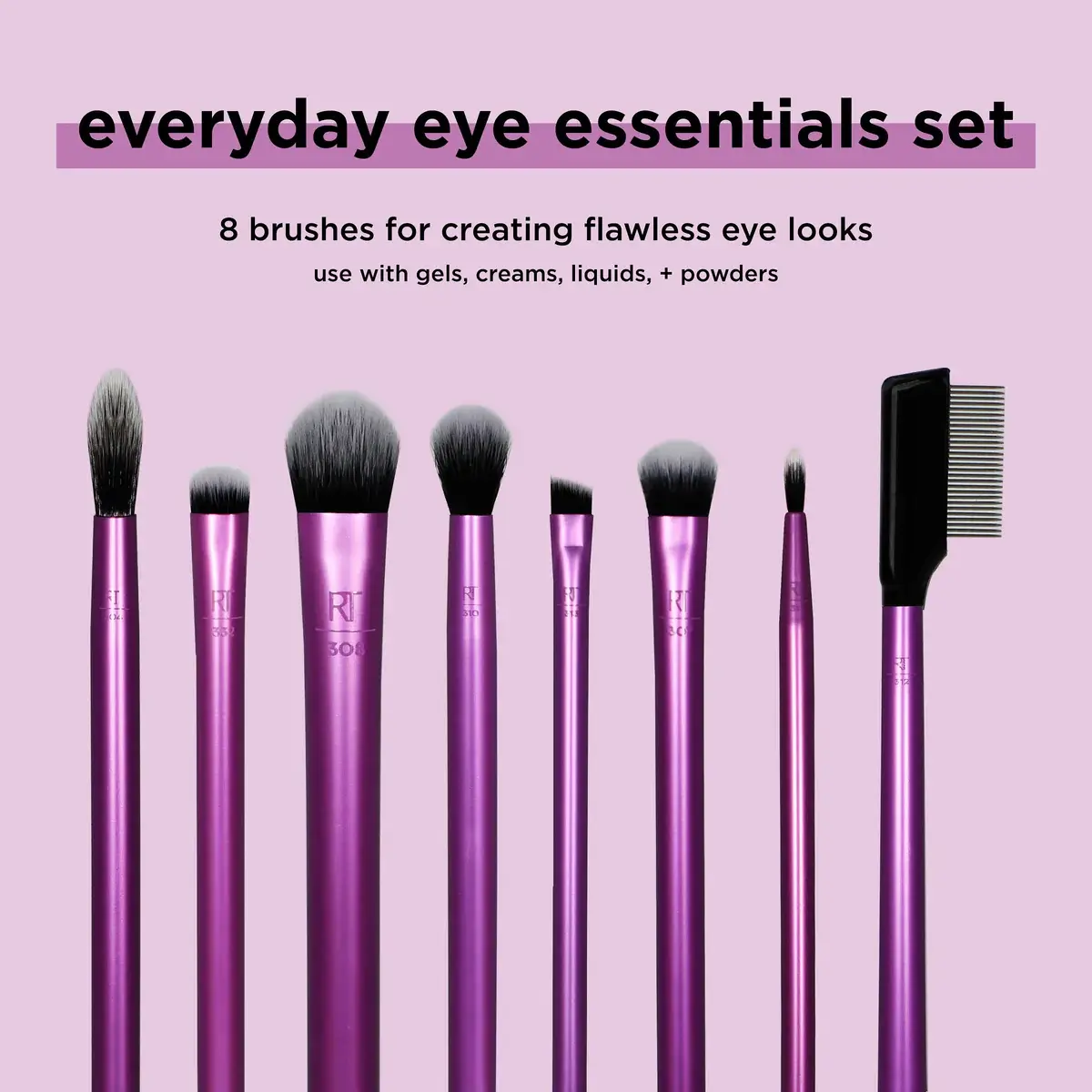 Real Techniques Everyday Eye Essentials Makeup Brush Kit