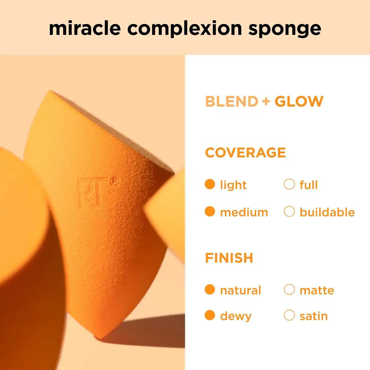Real Techniques Miracle Complexion Sponge (4 Count)