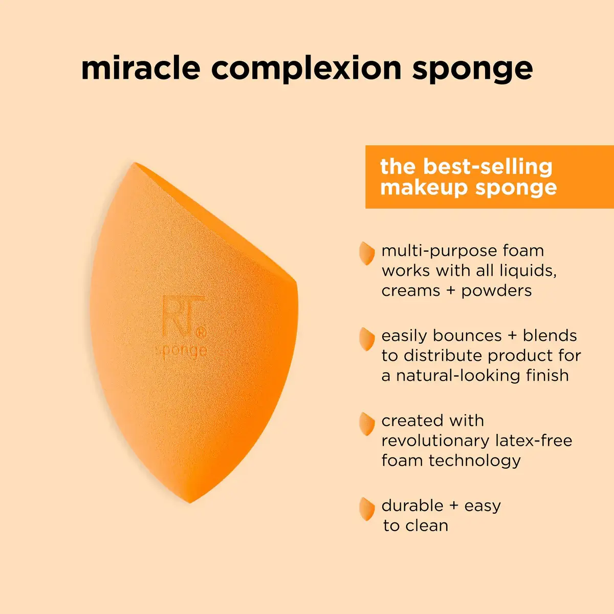 Real Techniques Miracle Complexion Sponge (4 Count)