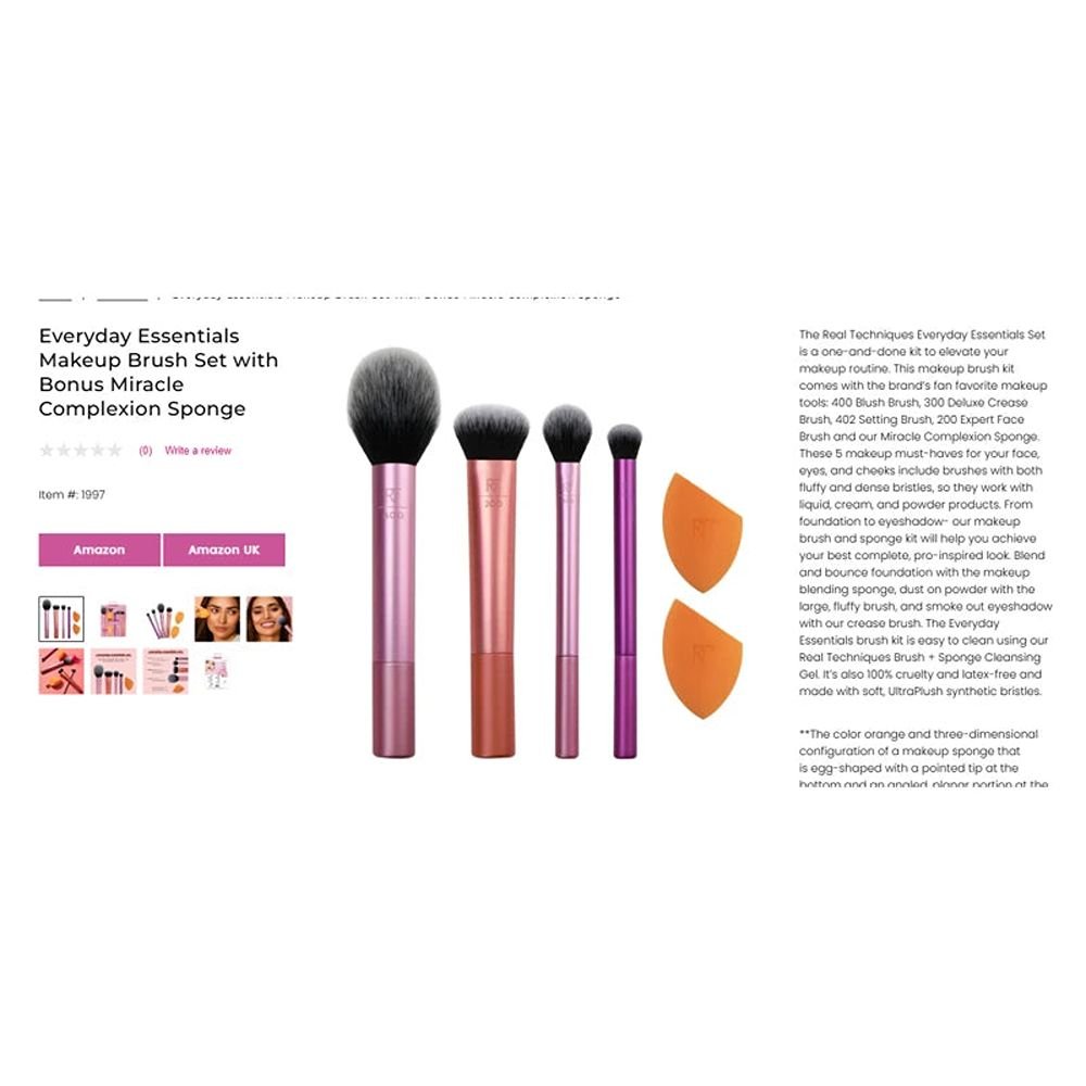 Real Techniques Travel Fantasy Mini Brush Kit