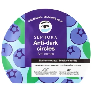 Sephora Collection Caffeine Eye Mask Patches (Blueberry – Dark Circles + De-Puffing)