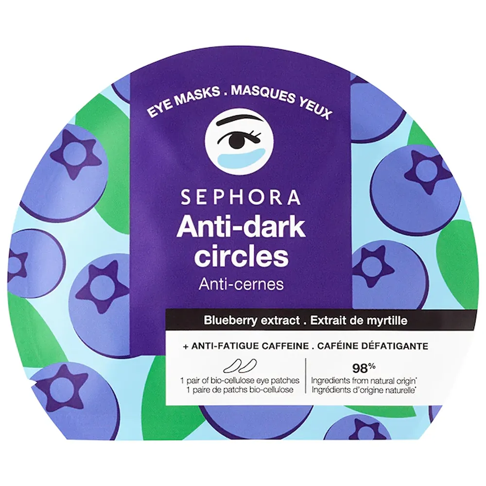 Sephora Collection Caffeine Eye Mask Patches (Blueberry – Dark Circles + De-Puffing)