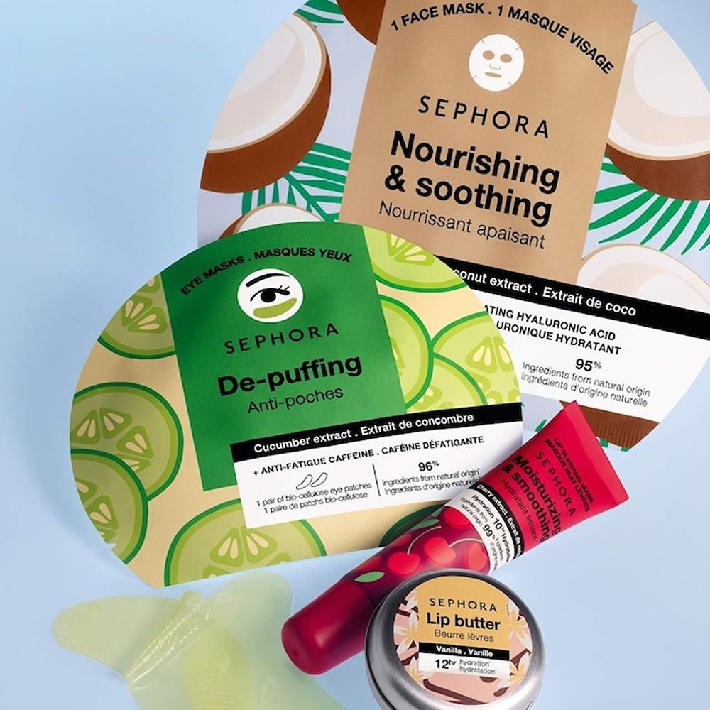 Sephora Collection Caffeine Eye Mask Patches (Cucumber – De-Puffing & Dark Circles)