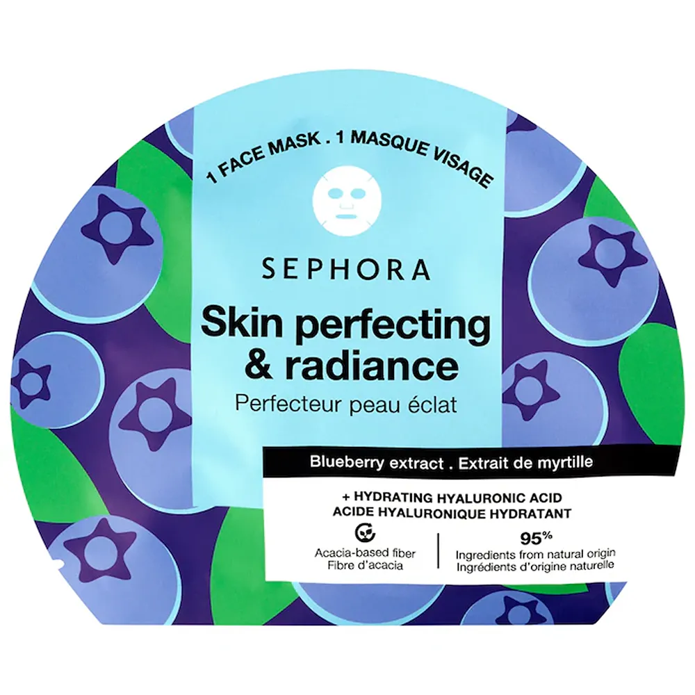 Sephora Collection Hydrating Hyaluronic Acid Face Masks (Blueberry)
