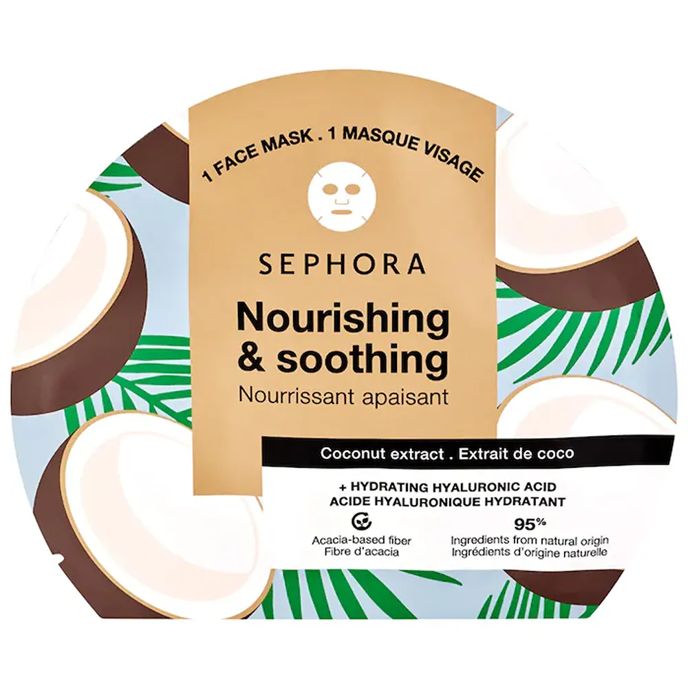Sephora Collection Hydrating Hyaluronic Acid Face Masks (Coconut)