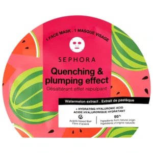 Sephora Collection Hydrating Hyaluronic Acid Face Masks (Watermelon)
