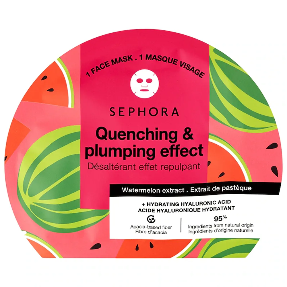 Sephora Collection Hydrating Hyaluronic Acid Face Masks (Watermelon)