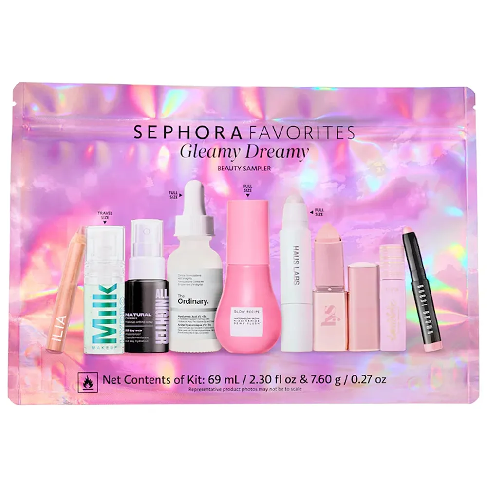 Sephora Favorites Gleamy Dreamy Makeup and Skincare Value Set