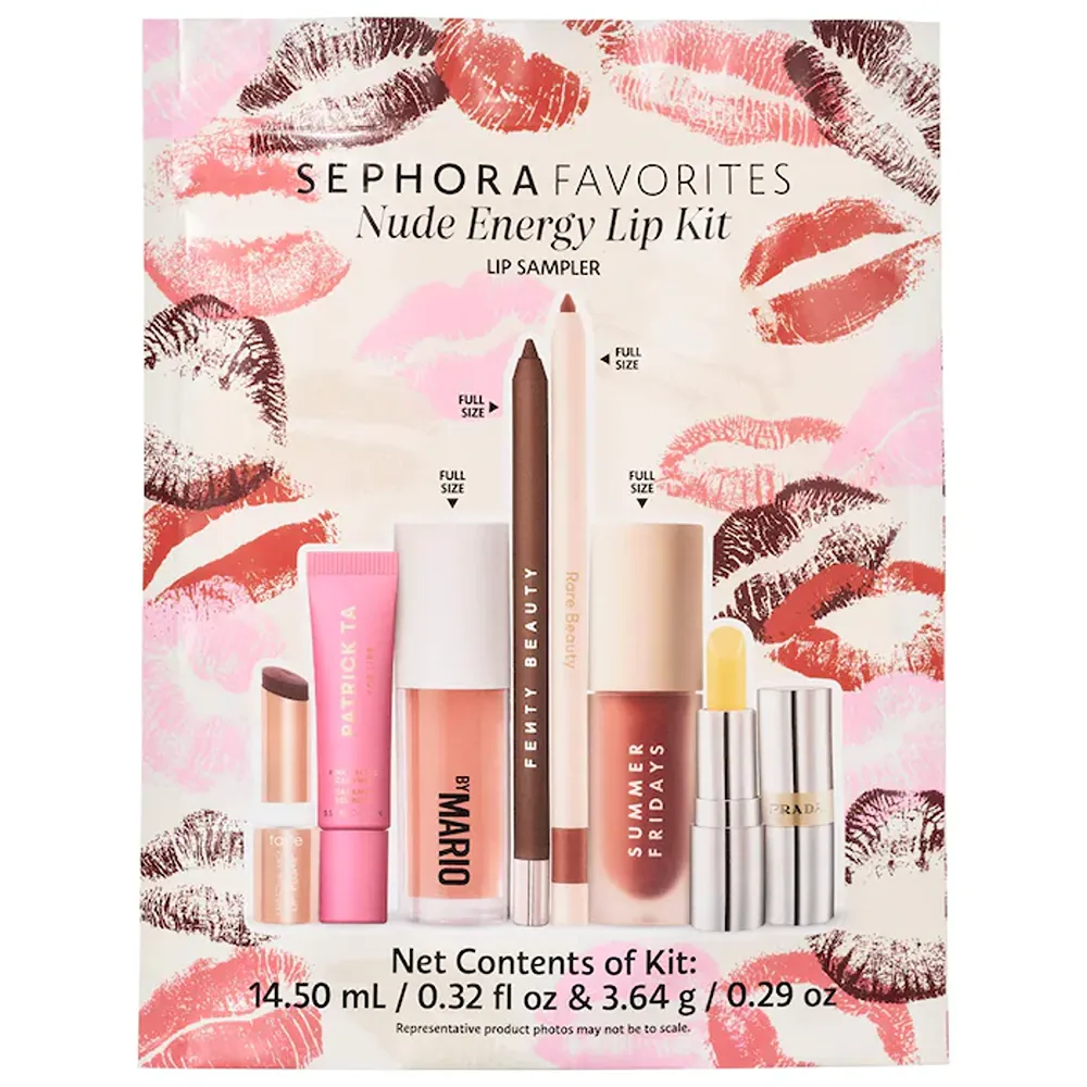 Sephora Favorites Nude Energy Lip Kit Makeup Set