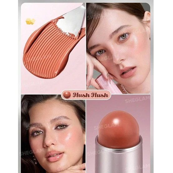 SHEGLAM Buttery Bliss Blush Stick – Hush Hush