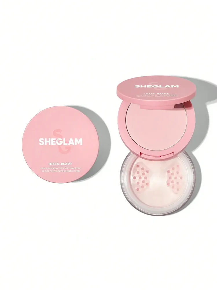 SHEGLAM Insta-Ready Face & Under Eye Powder Duo – Bubblegum