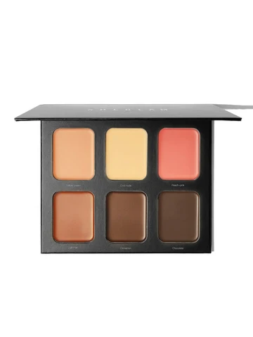 SHEGLAM STEREO FACE SIX – FRENCH GIRL Contour Palette with Highlight & Blush