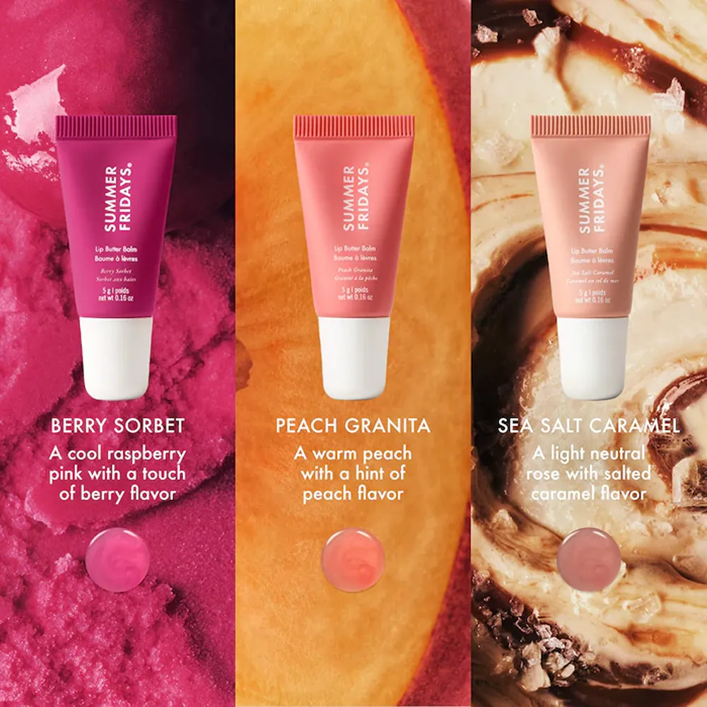 Summer Fridays The Sweet Summer Minis Lip Butter Balm Trio Set