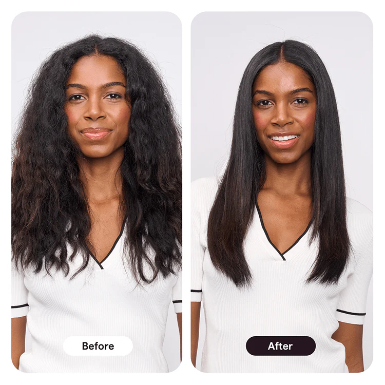 Wavytalk Steamline Pro Steam Straightener Brush -Clean White- Professional Ionic Thermal Brush with Nano-Mist Hydro-Infusion