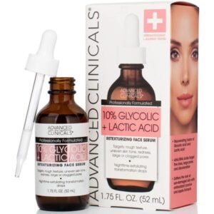 ADVANCED CLINICALS 10% GLYCOLIC + Lactic Acid SERUM 52ML