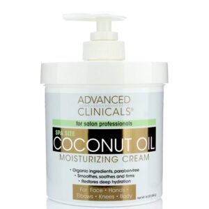 Advanced Clinicals Coconut Oil Moisturizing Cream 454g
