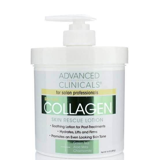 Advanced Clinicals Collagen Skin Rescue Lotion 454g