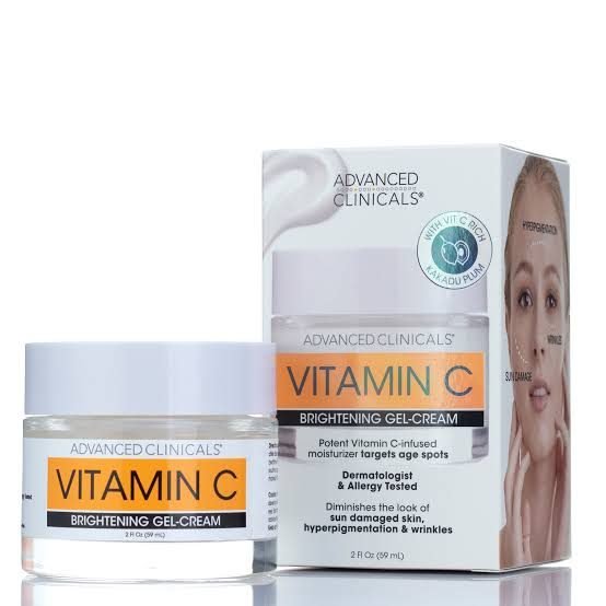 Advanced Clinicals Concentrated Vitamin C Brightening Gel Cream 59ml