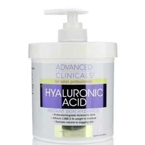 ADVANCED CLINICALS Hyaluronic Acid Cream 16 oz