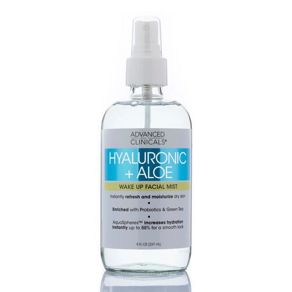 Advanced Clinicals Hyaluronic + Aloe Facial Mist 237ml