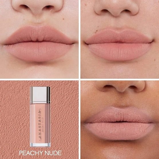 ANASTASIA BEVERLY HILLS – Lip Velvet Liquid Lipstick – Peachy Nude
