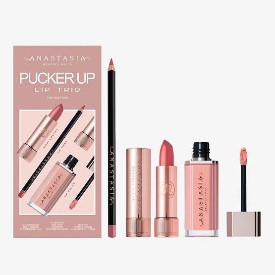 Anastasia – Kit Pucker Up Lip Trio – Dusty Rose