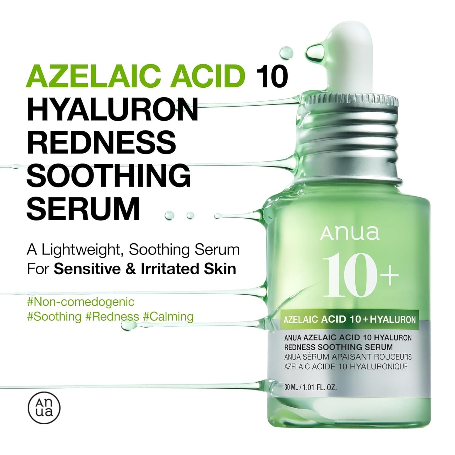 Anua Azelaic Acid 10 Hyaluron Redness Soothing Serum – 30ml