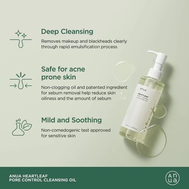 Anua – Heartleaf Pore Control Cleansing Oil 200ml