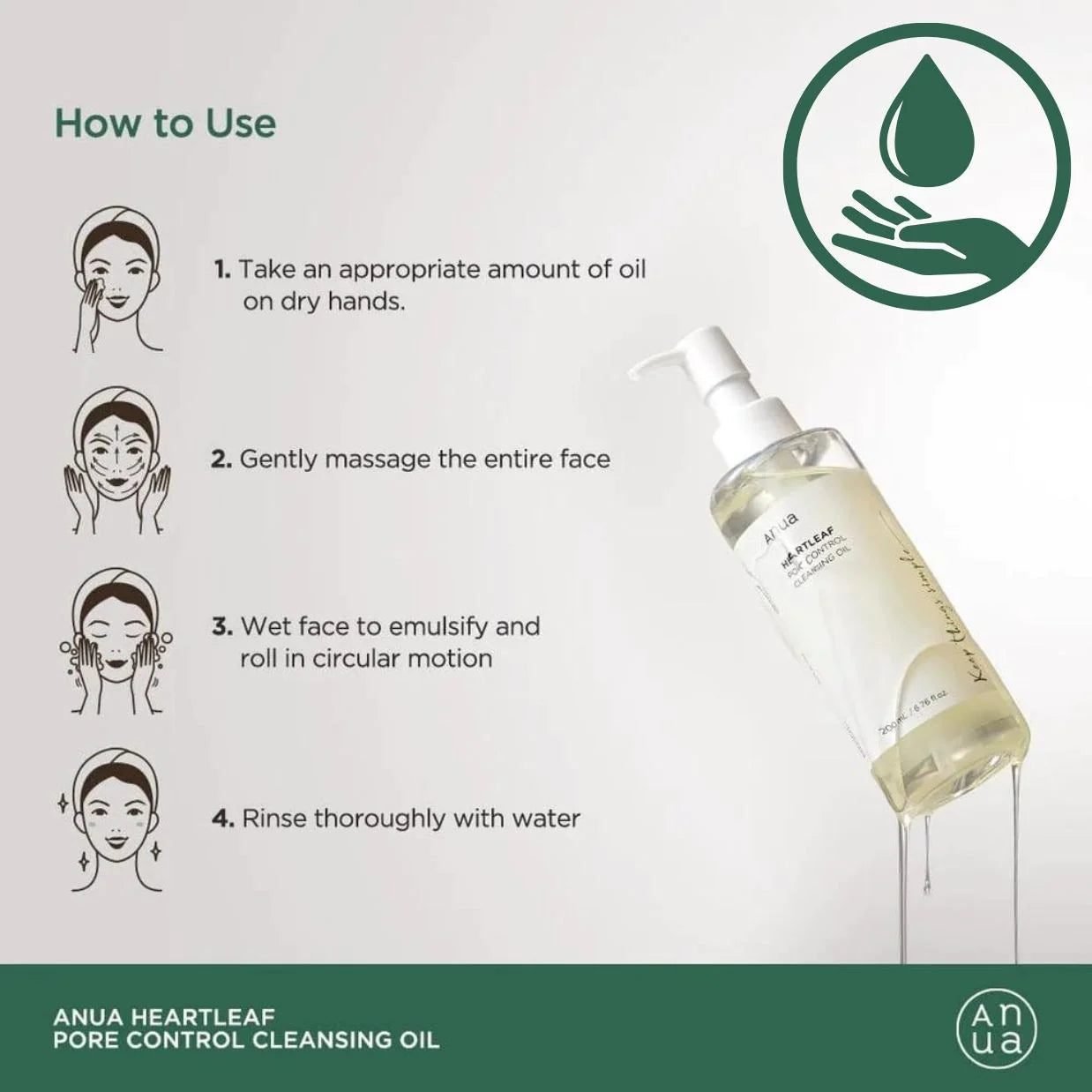 Anua – Heartleaf Pore Control Cleansing Oil 200ml
