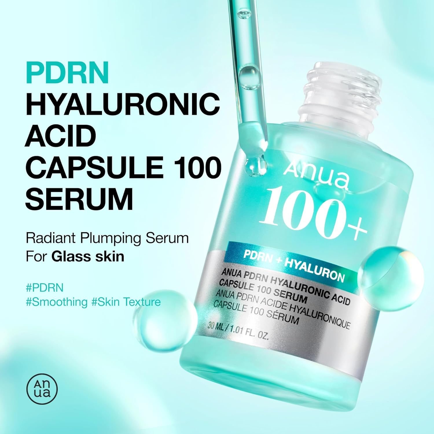 Anua PDRN + Hyaluronic Acid Capsule 100 Serum – 30ml