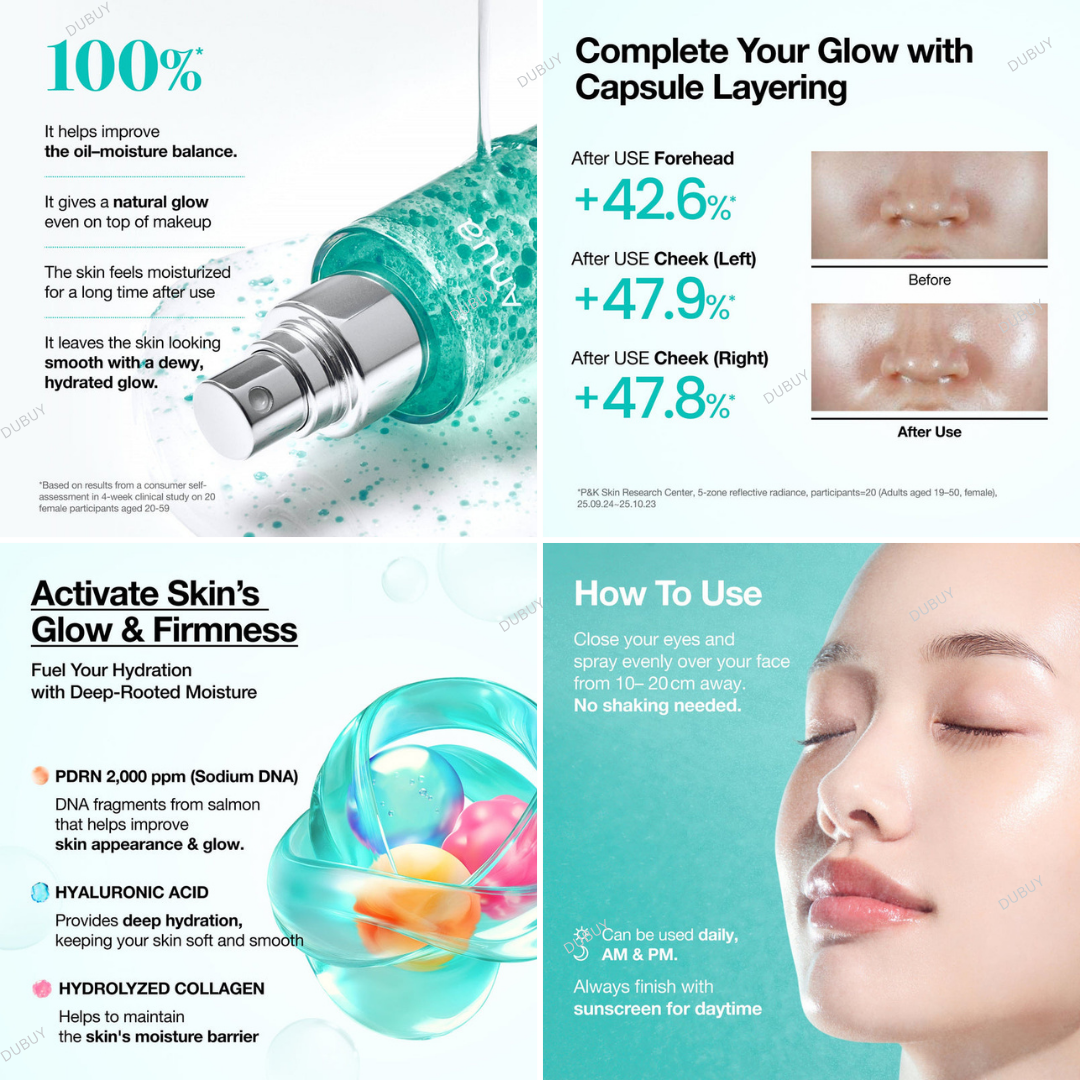 Anua PDRN Hyaluronic Acid Hydrating Capsule Mist 100ml