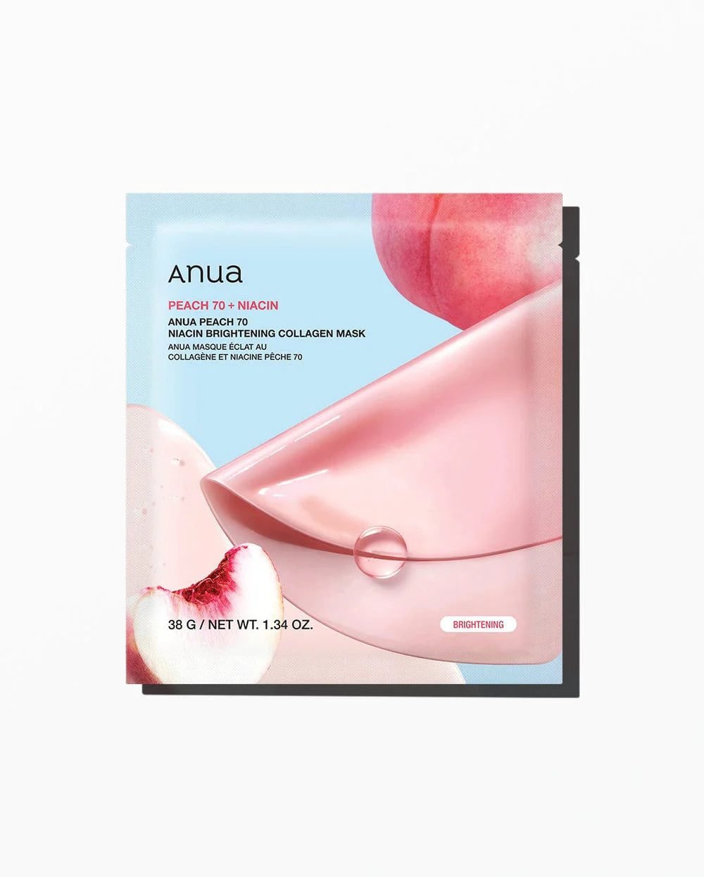 Anua Peach 70+ Niacin Brightening Collagen Mask 1 Pc
