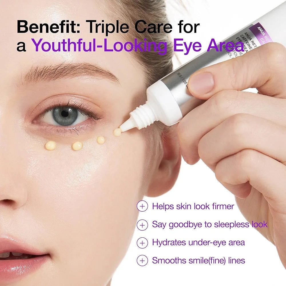 Anua Retinol 0.1 Caffeine Revitalizing Eye Cream 30ml