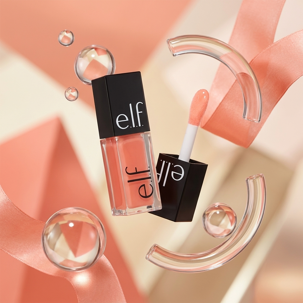Elf Cosmetics Glow Reviver Lip Oil – Pink Quartz