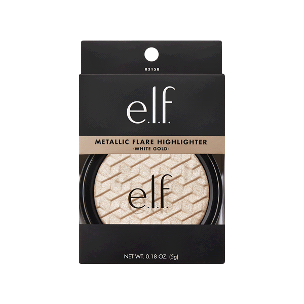 Elf Cosmetics Metallic Flare Highlighter White Gold