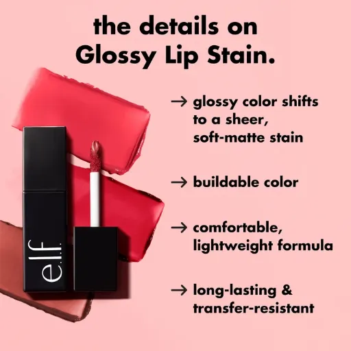 Elf Glossy Lip Stain Power – Pinkies Up