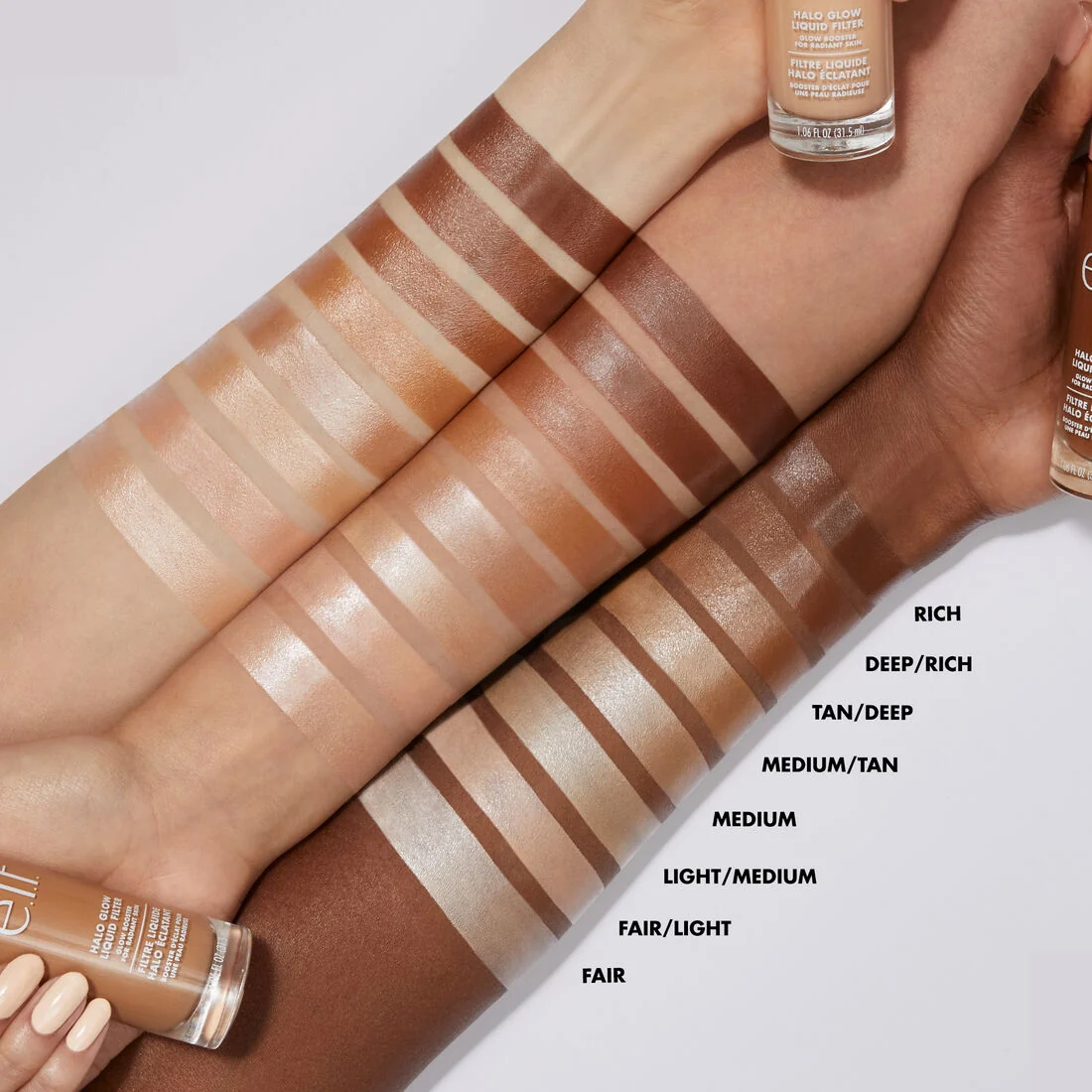 Elf Halo Glow Liquid Filter Foundation – 0 Fair