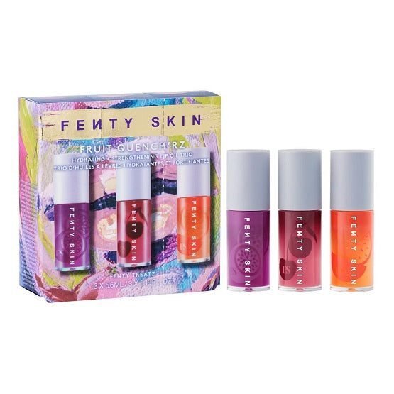 FENTY BEAUTY – Fruit Quench’Rz Hydrating + Strengthening Lip Oil Trio