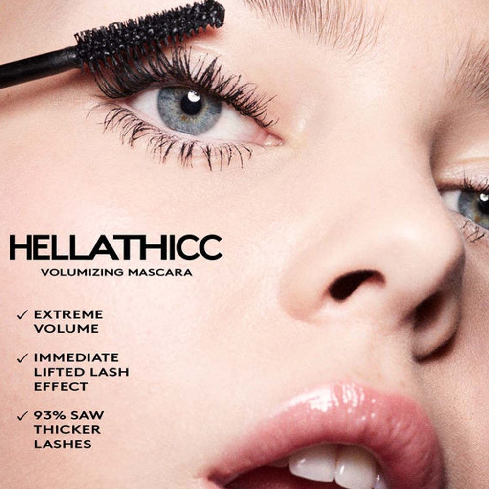 Fenty Beauty Hella Thicc Volumizing Mascara Cuz I’m Black Mini 6.5ml – 6.5ml