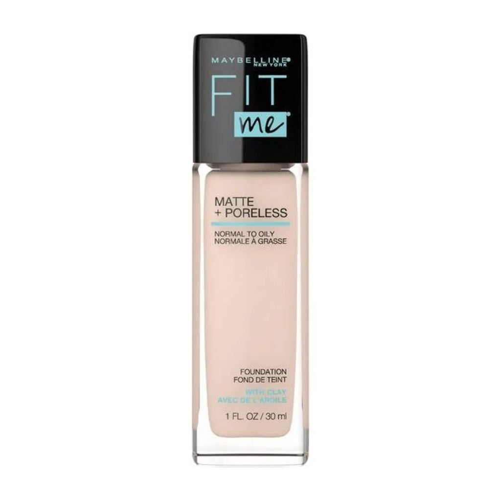 Maybelline Fit Me Matte + Poreless Foundation Normal To Oily Skin, 30ml – Natural Ivory