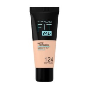 Maybelline Fit Me Matte + Poreless Foundation Normal To Oily Skin, 30ml – Soft Sand