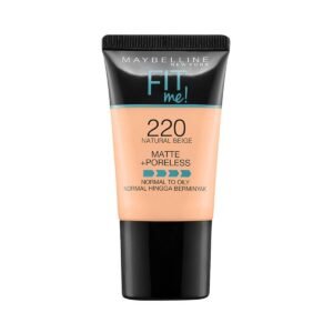 Maybelline Fit Me Matte + Poreless Liquid Foundation – Natural Beige / 18ml