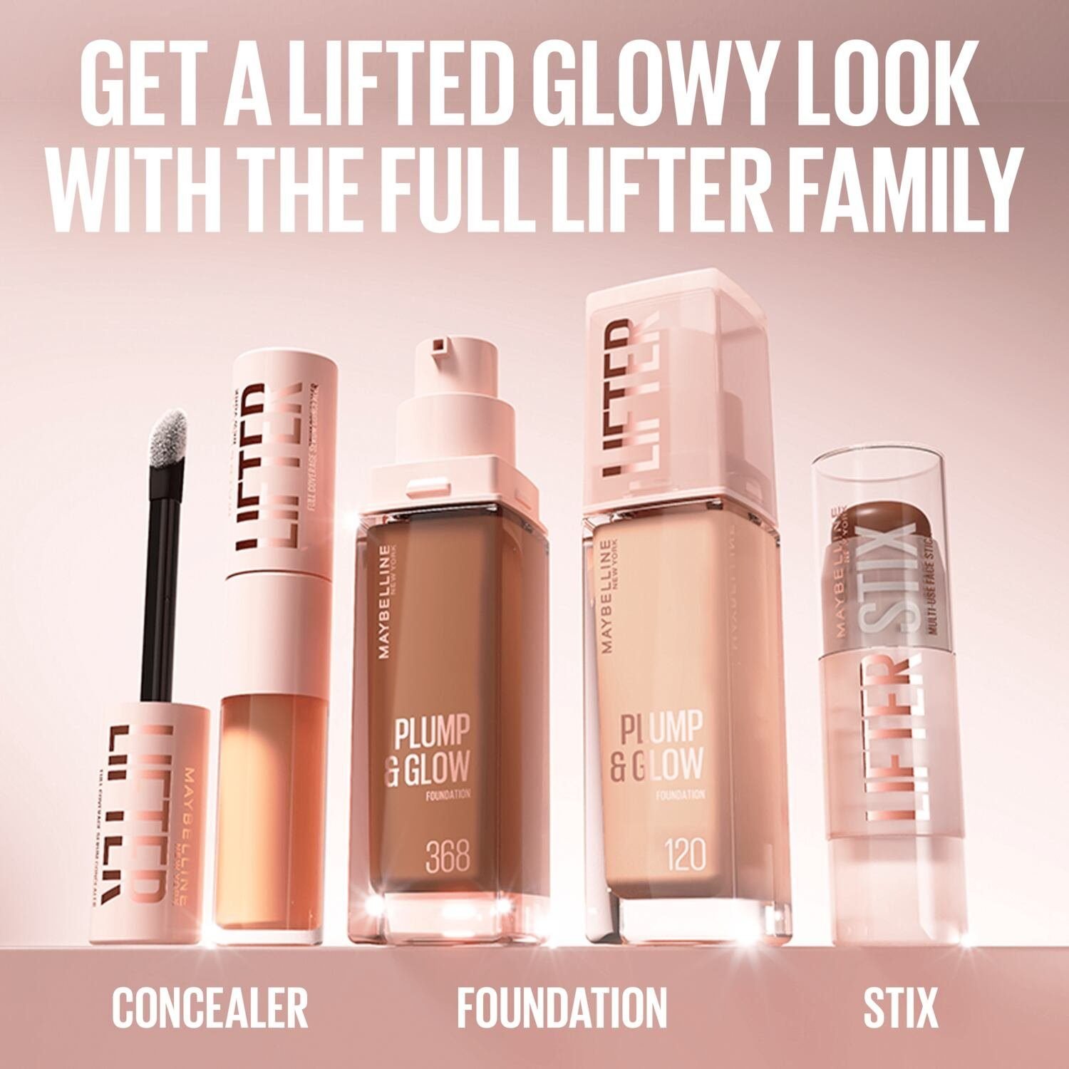 Maybelline Lifter Full Coverage Serum Concealer with Peptides & Caffeine – 25 COOL