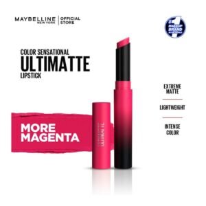 Maybelline New York Color Sensational Ultimatte Matte Lipstick – 399 More Magenta