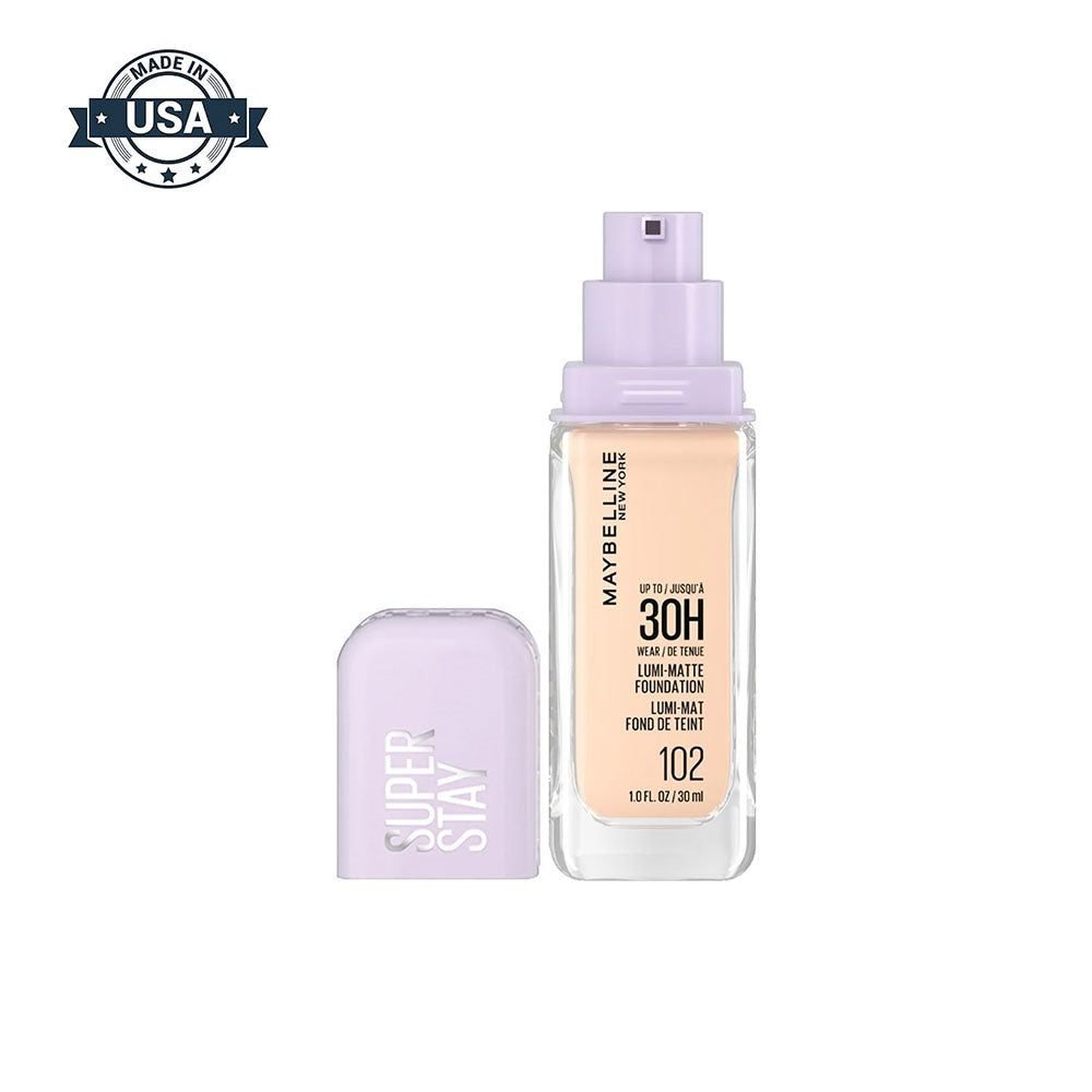 Maybelline Super Stay Lumi-Matte Up to 30hr Foundation USA – 102