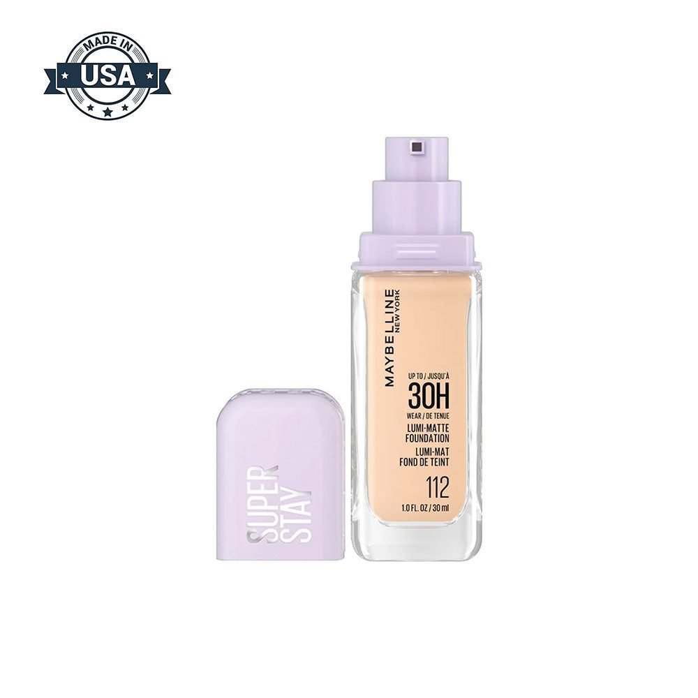 Maybelline Super Stay Lumi-Matte Up to 30hr Foundation USA – 112